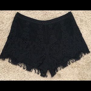 Cute fringe shorts!